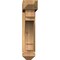 Ekena Millwork Merced Arts and Crafts Smooth Bracket w/ Offset Brace, Western Red Cedar, 5 1/2"W x 24"D x 24"H BKT0604X24X24MRC03SWR - alternate 3